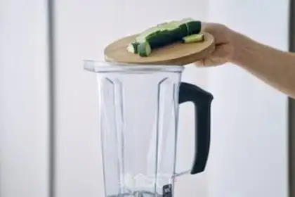 Make cucumber lemon ice cream step 1
