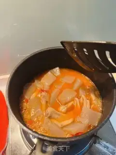 Make Pyramid potato duck claws step 5