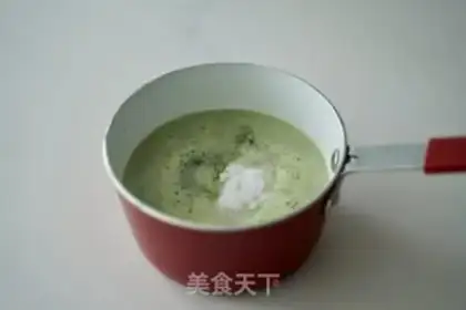 Make cucumber lemon ice cream step 3