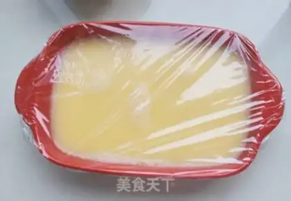 Make ♪ West Blue Flower Steamed Egg Spam ♪ step 2