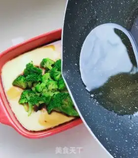 Make ♪ West Blue Flower Steamed Egg Spam ♪ step 8