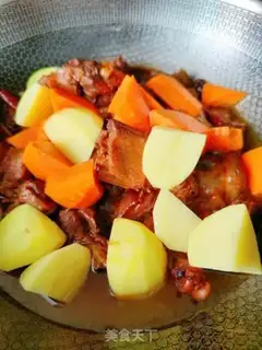 Make Potato carrots for duck legs step 18
