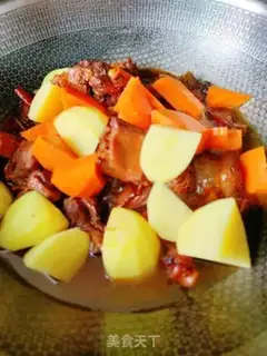 Make Potato carrots for duck legs step 19