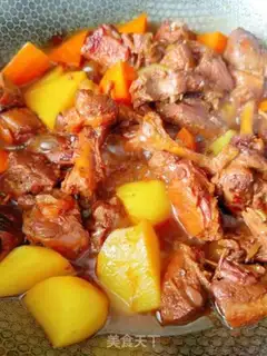 Make Potato carrots for duck legs step 20