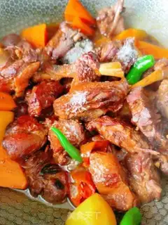 Make Potato carrots for duck legs step 22