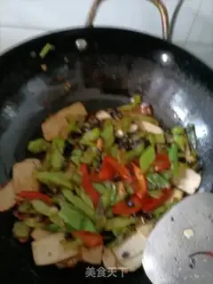 Make Twin peas, fried fragrance step 5