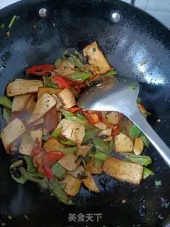 Make Twin peas, fried fragrance step 6