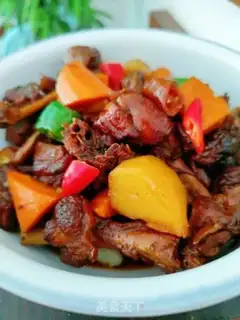 Make Potato carrots for duck legs step 25