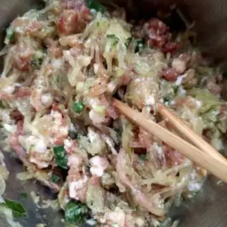 Make Old cucumber dumplings step 7