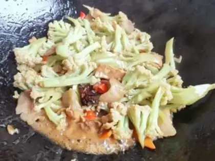 Make Meatloaf and organic vegetables step 9