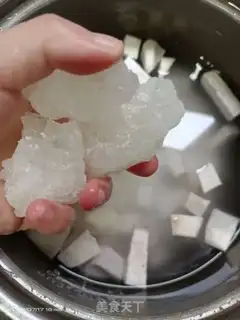 Make Potato coconut milk step 1