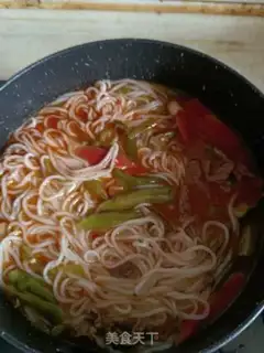 Make Beef pepper rice powder step 4