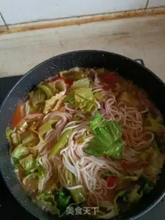 Make Beef pepper rice powder step 6