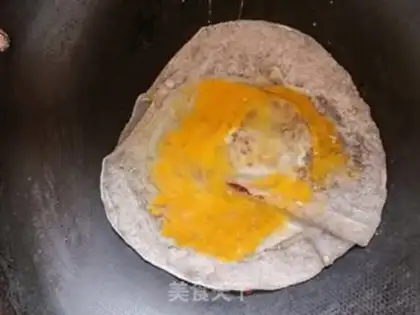 Make Wheat burrito step 2