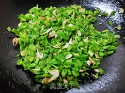 Make Shrimp skin and chili pepper step 7