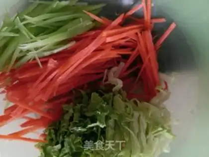 Make Gingers and vegetables step 5