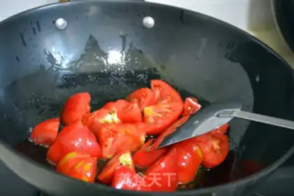 Make Tomato meatball soup step 2