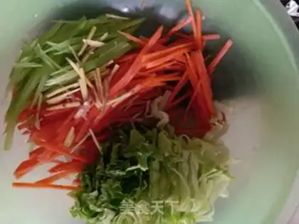 Make Gingers and vegetables step 6