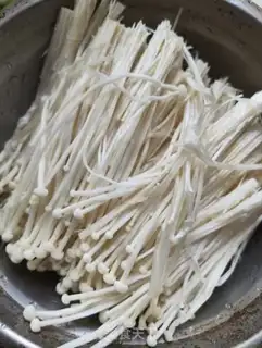 Make Goldy ham steaming needle mushrooms step 1