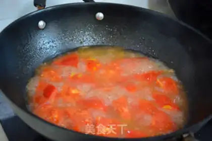 Make Tomato meatball soup step 3