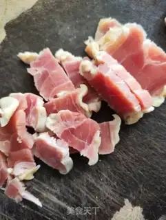 Make Goldy ham steaming needle mushrooms step 2