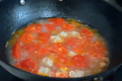 Make Tomato meatball soup step 4