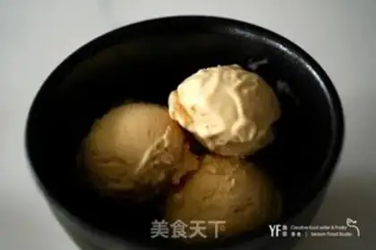 Make Salted egg ointment ice cream step 6