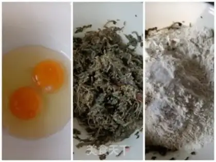 Make A horse-stealed eggcake step 1
