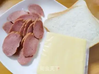 Make Cheese ham sandwich step 0