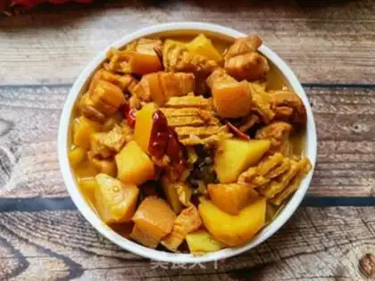 Make Red roast potato stew step 19