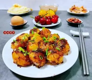 Make Fried potatoes step 14