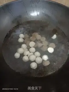 Make Fishball beefball soup step 2