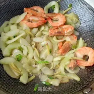 Make Old cucumber makes shrimp step 14