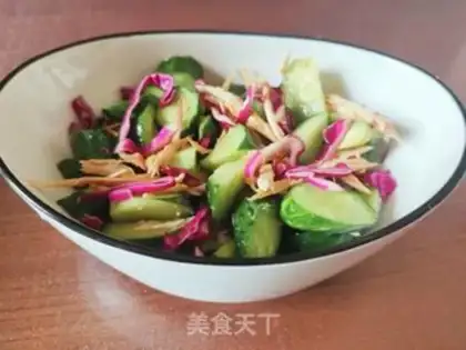 Make The cucumber coil step 7
