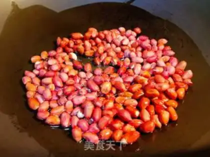 Make Porridge and peanuts step 2