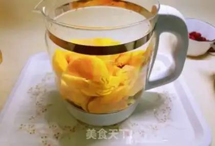 Make Peach and sugar step 3