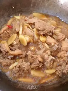 Make Ginger fried duck step 5
