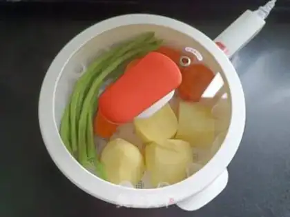Make The potato salad step 1