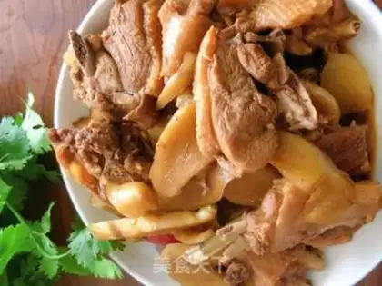 Make Ginger fried duck step 6