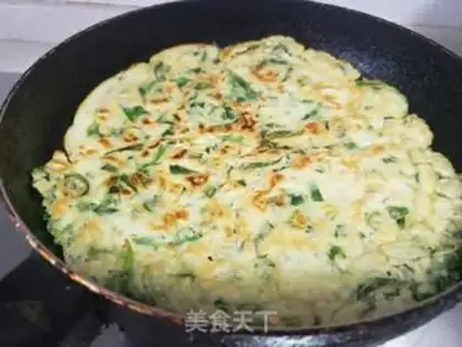 Make A moongrass egg pancakes step 5