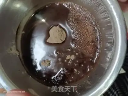 Make Black powdered sugar step 1