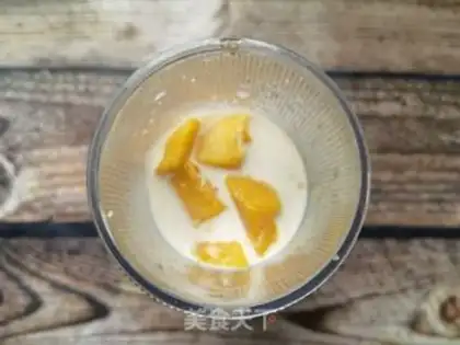 Make Banana mango oatmeal shake step 5