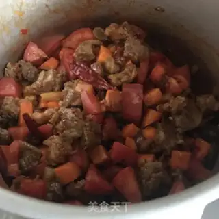 Make Homemade tomato beef noodles step 9