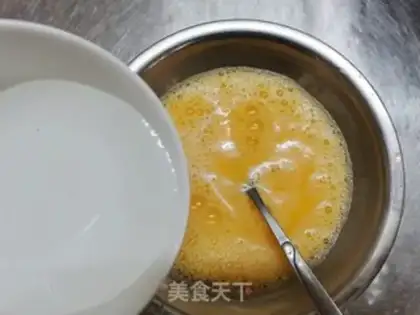Make Swallow steamed eggs step 2