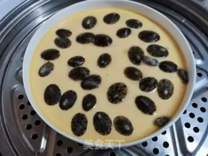 Make Swallow steamed eggs step 7