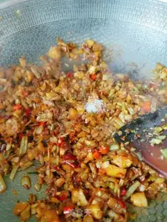Make Spicy and fried eggs step 10