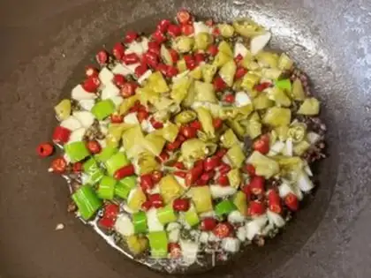 Make Celery pepperoni step 7