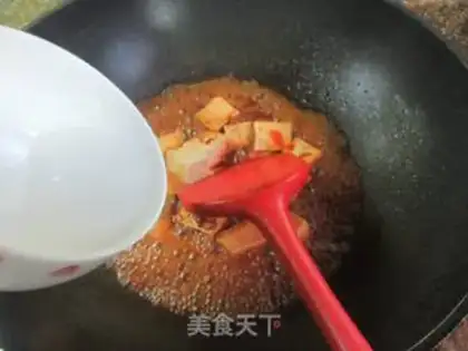 Make Spicy tofu step 7