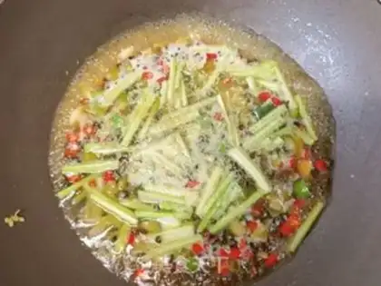 Make Celery pepperoni step 9