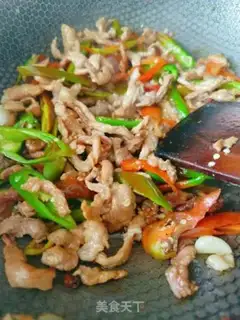 Make Chili fried meat step 9